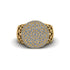 Diamond Signet Filigree Pave Engagement Ring - Rylie No. 1 image 3