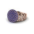 Sapphire Signet Filigree Pave Engagement Ring - Rylie No. 14