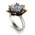 Lynn custom Solitaire Lotus Ring - Lotus no. 300