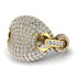 Diamond Stunning Radiant Fashion Men Ring - Dallas No. 1