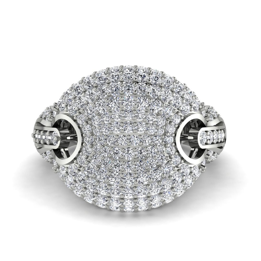 Diamond Stunning Radiant Fashion Men Ring - Dallas No. 3