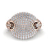 Diamond Stunning Radiant Fashion Men Ring - Dallas No. 2