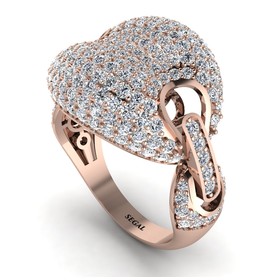 Diamond Stunning Radiant Fashion Men Ring - Dallas No. 2