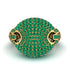 Emerald Stunning Radiant Fashion Men Ring - Dallas No. 4