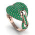 Emerald Stunning Radiant Fashion Men Ring - Dallas No. 5 image 3