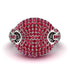 Ruby Stunning Radiant Fashion Men Ring - Dallas No. 12