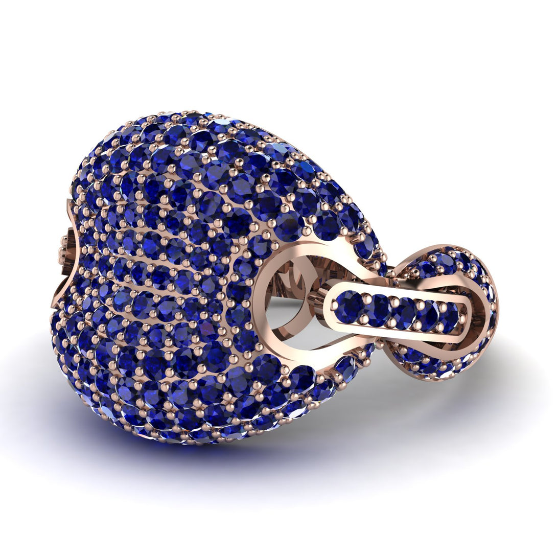 Sapphire Stunning Radiant Fashion Men Ring - Dallas No. 14