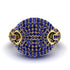 Sapphire Stunning Radiant Fashion Men Ring - Dallas No. 13 image 2