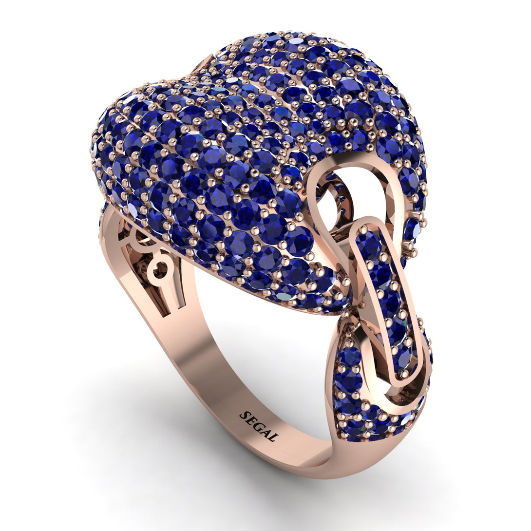 Sapphire Stunning Radiant Fashion Men Ring - Dallas No. 14
