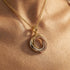 Stunning Three-Round Intertwined Necklace - Angela No. 4