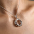 Stunning Three-Round Intertwined Necklace - Angela No. 3