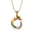 Stunning Three-Round Intertwined Necklace - Angela No. 4 image 1