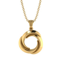 Stunning Three-Round Intertwined Necklace - Angela No. 1 image 1