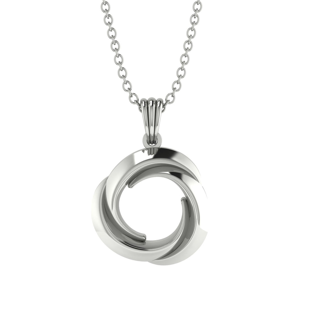 Stunning Three-Round Intertwined Necklace - Angela No. 3