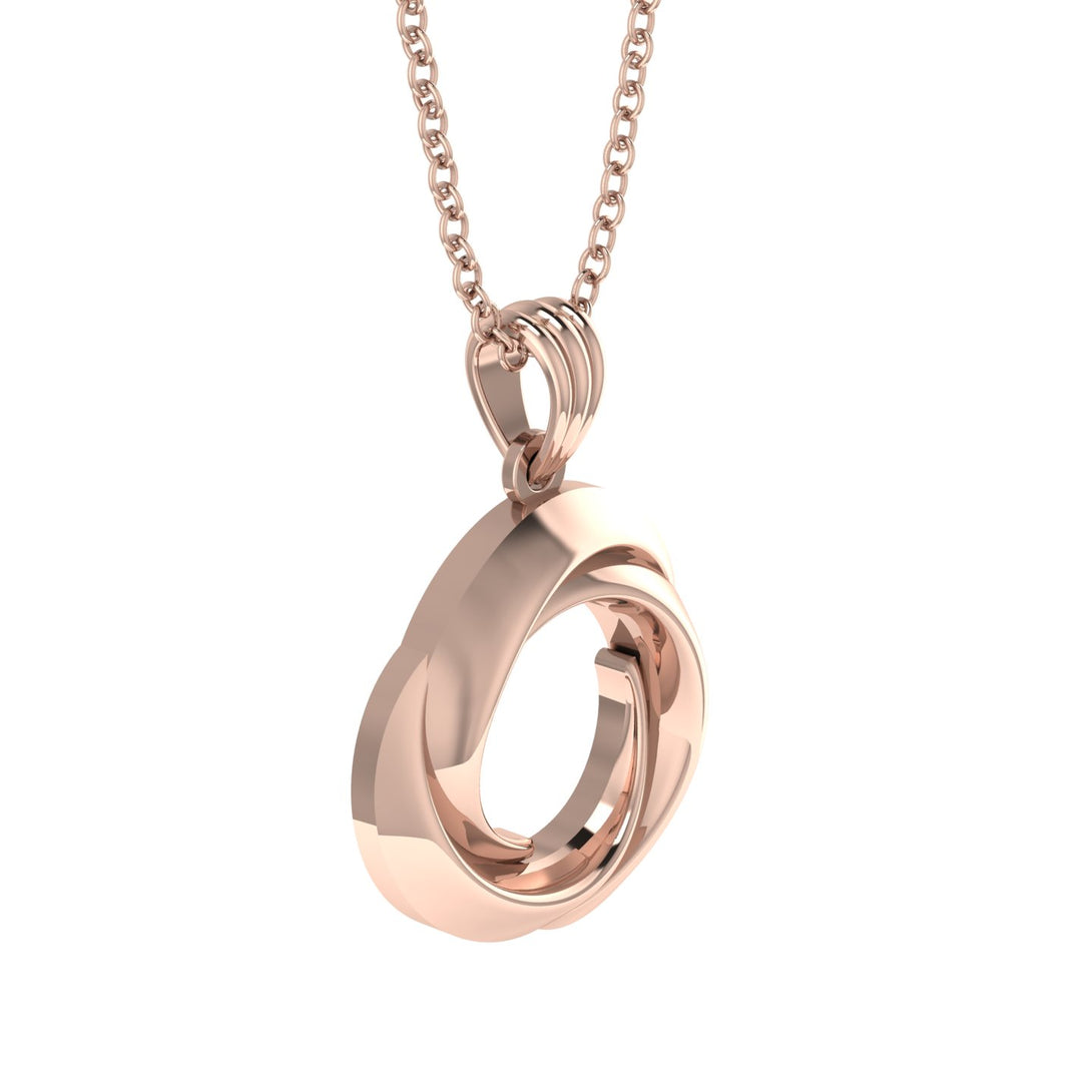 Stunning Three-Round Intertwined Necklace - Angela No. 2