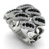 Black Diamond Stylish Bloom Fashion Ring - Drew No. 9 image 2