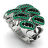 Black Diamond Stylish Bloom Fashion Ring - Drew No. 24 image 2