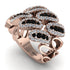 Black Diamond Stylish Bloom Fashion Ring - Drew No. 8 image 2