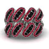 Black Diamond Stylish Bloom Fashion Ring - Drew No. 54