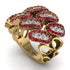 Diamond Stylish Bloom Fashion Ring - Drew No. 46