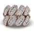 Diamond Stylish Bloom Fashion Ring - Drew No. 2