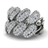 Diamond Stylish Bloom Fashion Ring - Drew No. 3 image 1