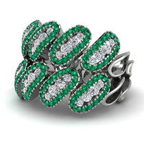 Diamond Stylish Bloom Fashion Ring - Drew No. 18 image 1