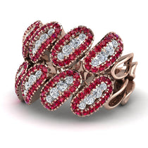 Diamond Stylish Bloom Fashion Ring - Drew No. 47 image 1
