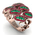 Emerald Stylish Bloom Fashion Ring - Drew No. 50 image 2