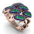 Emerald Stylish Bloom Fashion Ring - Drew No. 65 image 2