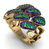 Emerald Stylish Bloom Fashion Ring - Drew No. 64 image 2