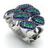 Emerald Stylish Bloom Fashion Ring - Drew No. 66 image 2