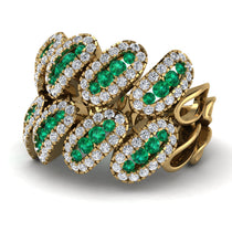 Emerald Stylish Bloom Fashion Ring - Drew No. 4 image 1