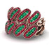 Emerald Stylish Bloom Fashion Ring - Drew No. 50 image 1