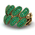 Emerald Stylish Bloom Fashion Ring - Drew No. 19 image 1