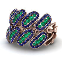 Emerald Stylish Bloom Fashion Ring - Drew No. 65 image 1