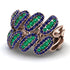 Emerald Stylish Bloom Fashion Ring - Drew No. 65