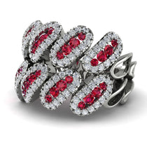 Ruby Stylish Bloom Fashion Ring - Drew No. 12 image 1