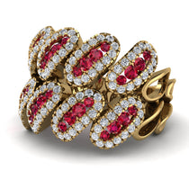 Ruby Stylish Bloom Fashion Ring - Drew No. 10 image 1