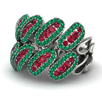 Ruby Stylish Bloom Fashion Ring - Drew No. 27 image 1