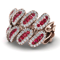 Ruby Stylish Bloom Fashion Ring - Drew No. 11 image 1