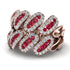 Ruby Stylish Bloom Fashion Ring - Drew No. 11