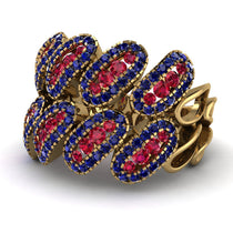 Ruby Stylish Bloom Fashion Ring - Drew No. 70 image 1