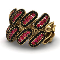 Ruby Stylish Bloom Fashion Ring - Drew No. 40 image 1