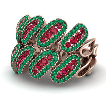 Ruby Stylish Bloom Fashion Ring - Drew No. 26 image 1