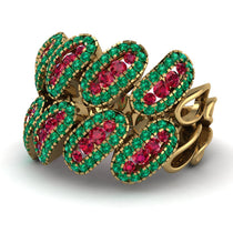 Ruby Stylish Bloom Fashion Ring - Drew No. 25 image 1