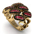 Ruby Stylish Bloom Fashion Ring - Drew No. 40