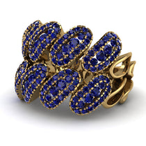 Sapphire Stylish Bloom Fashion Ring - Drew No. 73 image 1