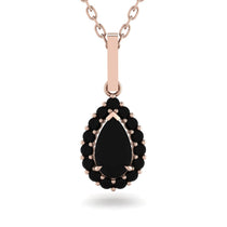 Black Diamond Tear Of Eternity Pendant - Jolene No. 38 image 1