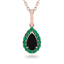 Black Diamond Tear Of Eternity Pendant - Jolene No. 23 image 1